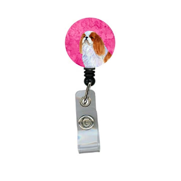 Teacher&Aposs Aid English Toy Spaniel Retractable Badge Reel Or Id Holder With Clip TE2915656 - main